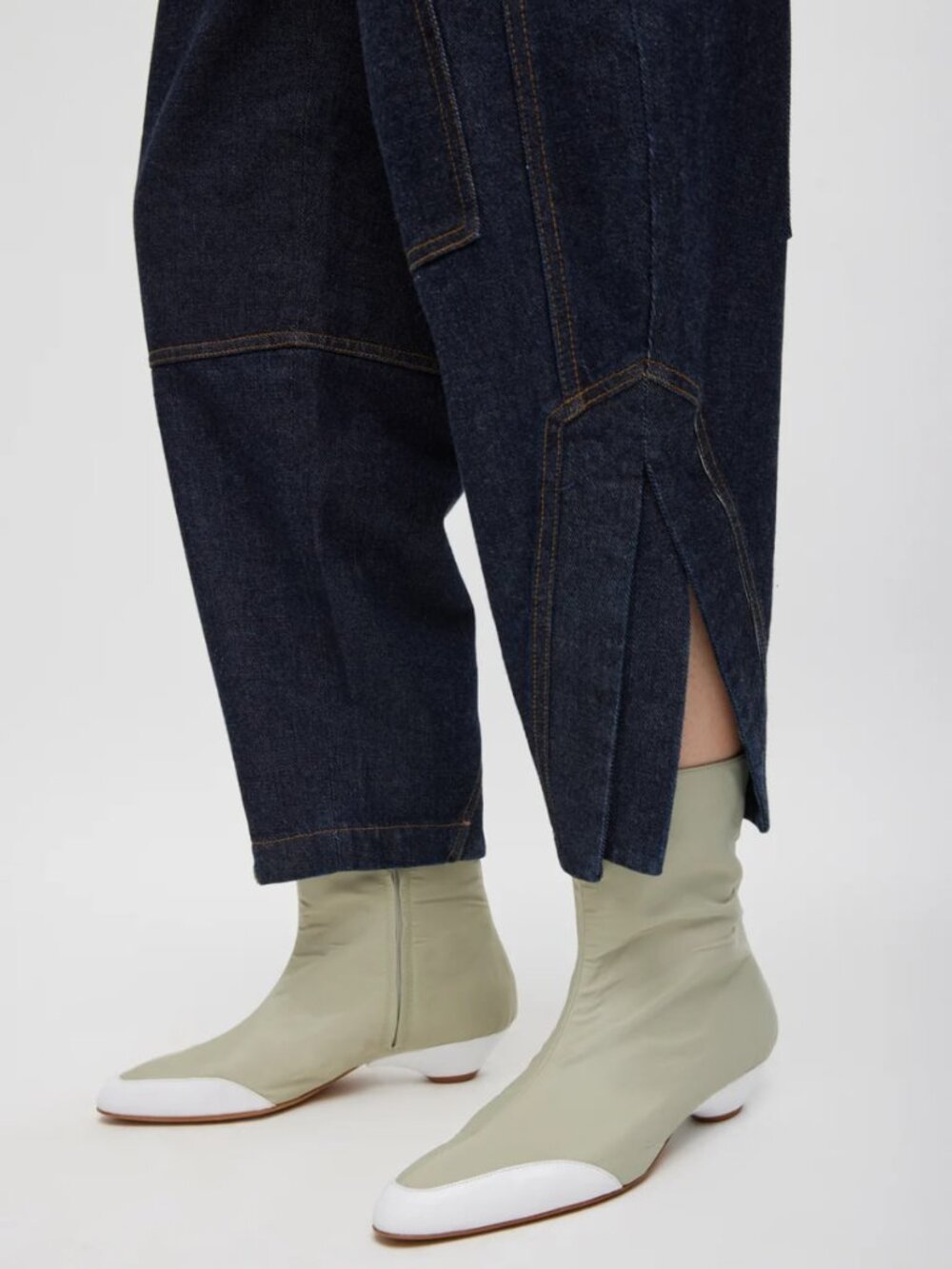 Tibi NWOT Indigo Denim Sid Jean Short 28 - Picture 4 of 16
